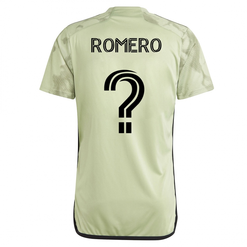 Herren James Romero #0 Grün Auswärtstrikot Trikot 2023/24 T-Shirt