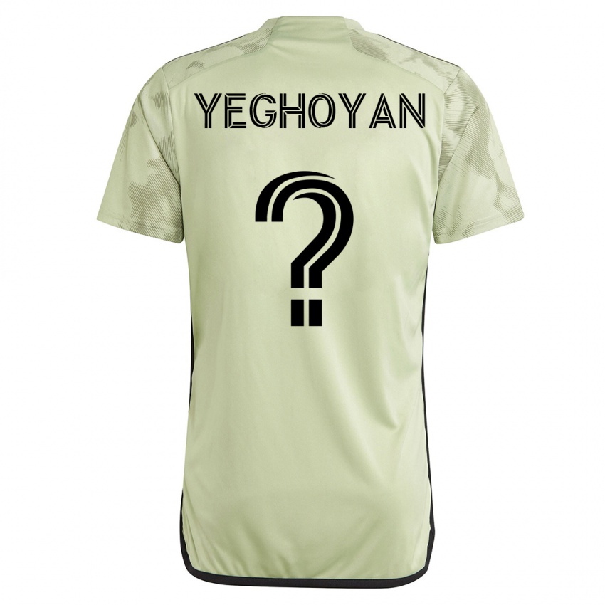 Herren David Yeghoyan #0 Grün Auswärtstrikot Trikot 2023/24 T-Shirt