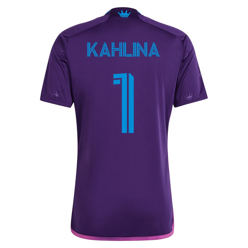 Herren Kristijan Kahlina #1 Violett Auswärtstrikot Trikot 2023/24 T-Shirt