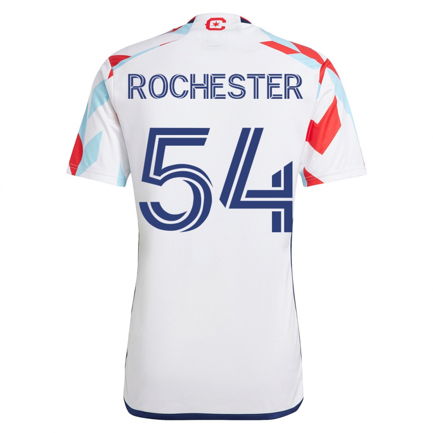 Herren Lamonth Rochester #54 Weiß Blau Auswärtstrikot Trikot 2023/24 T-Shirt