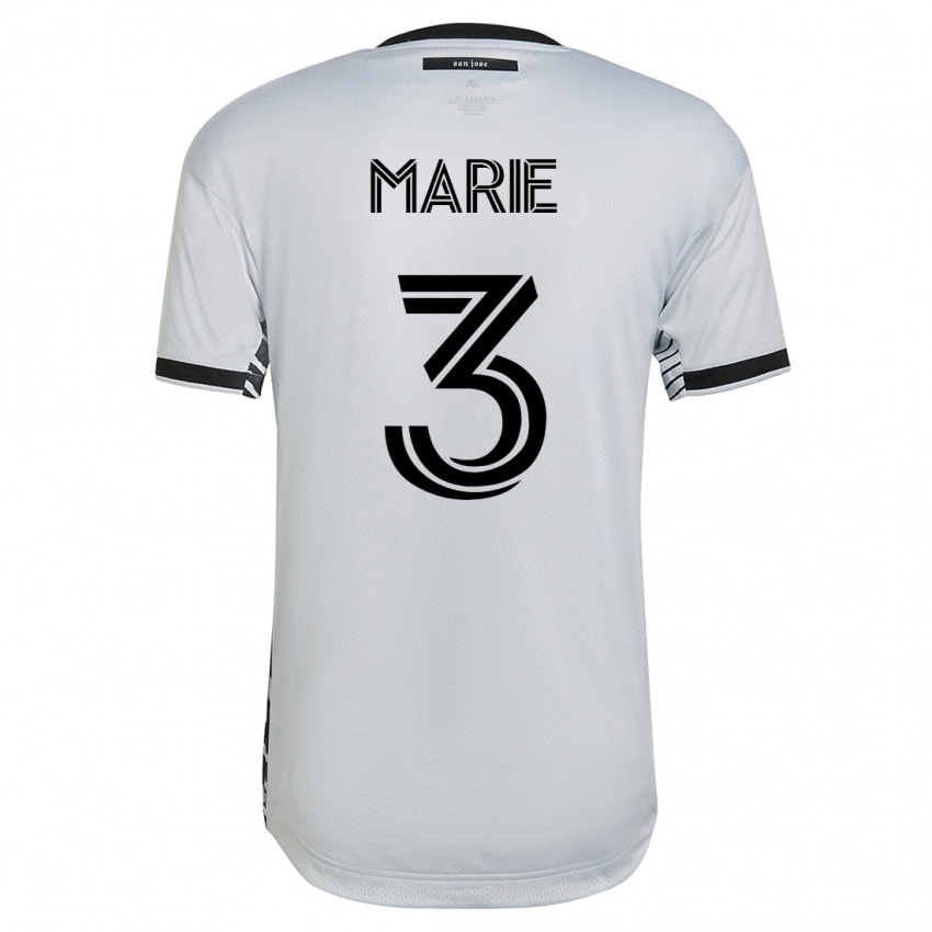Herren Paul Marie #3 Weiß Auswärtstrikot Trikot 2023/24 T-Shirt