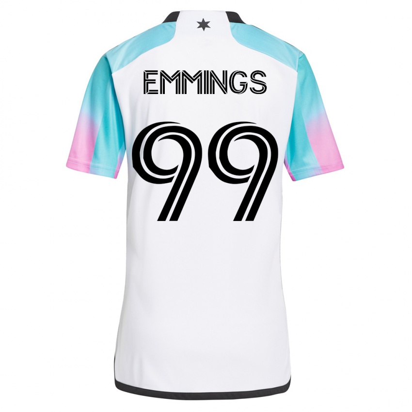 Herren Fred Emmings #99 Weiß Auswärtstrikot Trikot 2023/24 T-Shirt