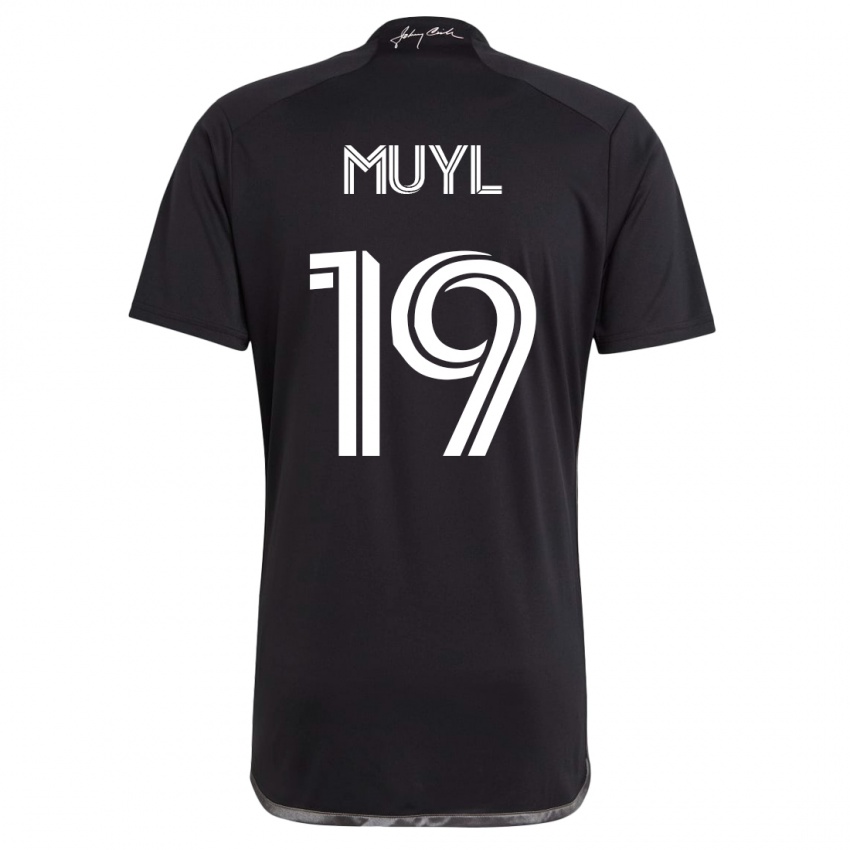 Herren Alex Muyl #19 Schwarz Auswärtstrikot Trikot 2023/24 T-Shirt