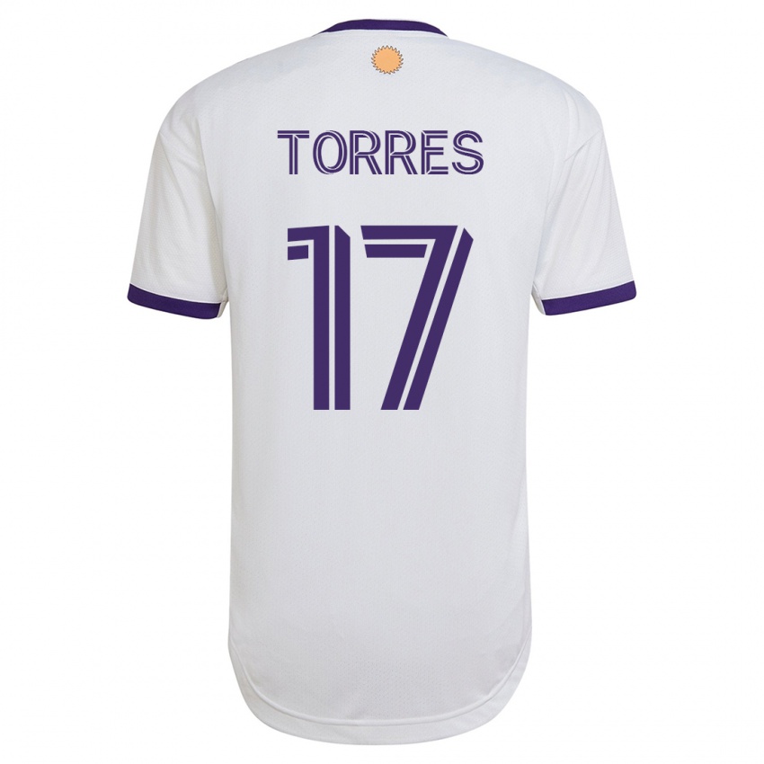 Herren Facundo Torres #17 Weiß Auswärtstrikot Trikot 2023/24 T-Shirt