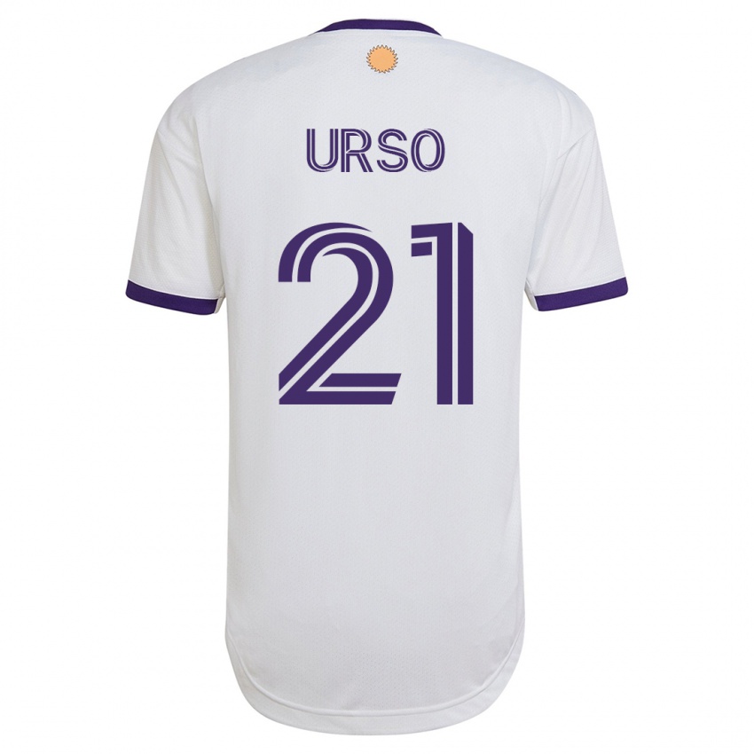 Herren Júnior Urso #21 Weiß Auswärtstrikot Trikot 2023/24 T-Shirt