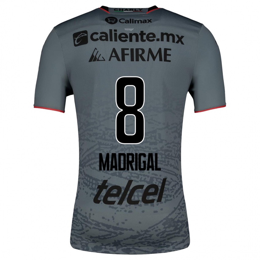 Herren Fernando Madrigal #8 Grau Auswärtstrikot Trikot 2023/24 T-Shirt