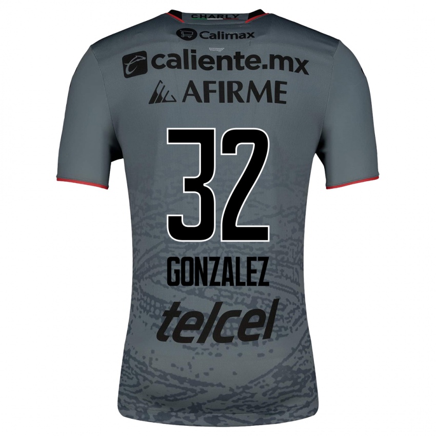 Herren Carlos Gonzalez #32 Grau Auswärtstrikot Trikot 2023/24 T-Shirt