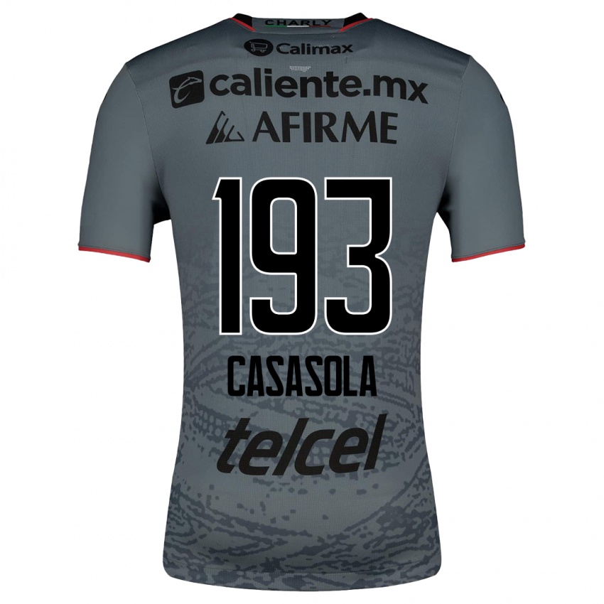 Herren Axel Casasola #193 Grau Auswärtstrikot Trikot 2023/24 T-Shirt