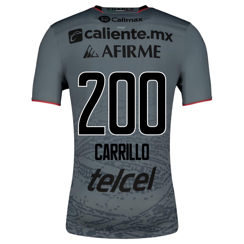 Herren Manuel Carrillo #200 Grau Auswärtstrikot Trikot 2023/24 T-Shirt