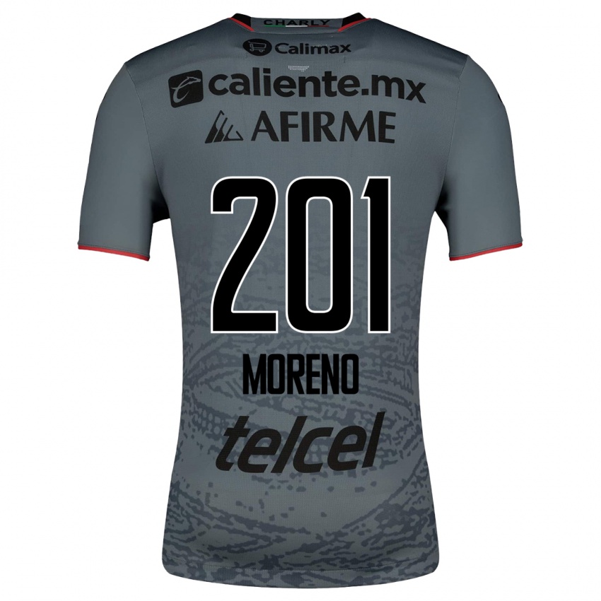 Herren Jesús Moreno #201 Grau Auswärtstrikot Trikot 2023/24 T-Shirt