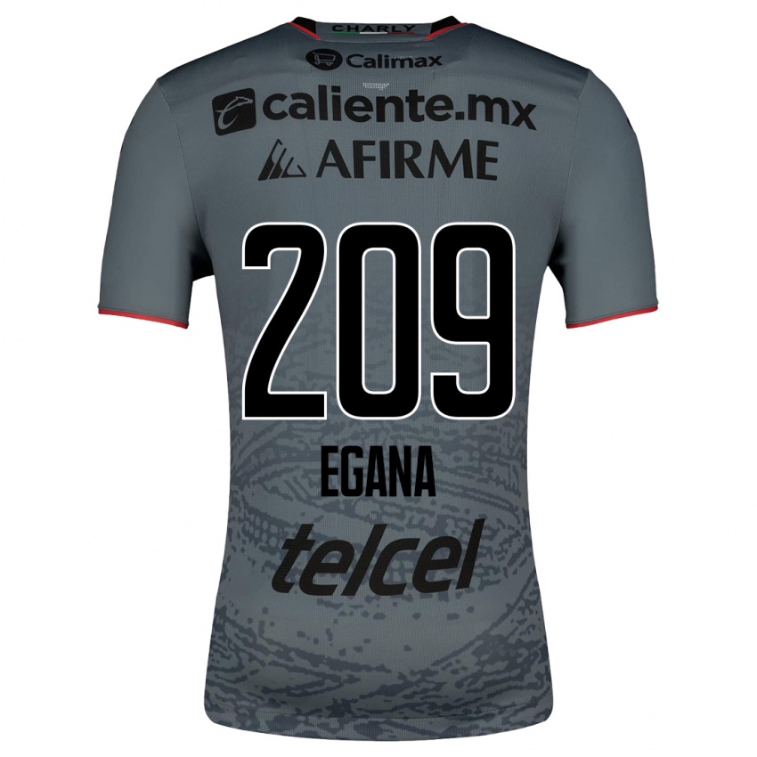 Herren Arath Egaña #209 Grau Auswärtstrikot Trikot 2023/24 T-Shirt