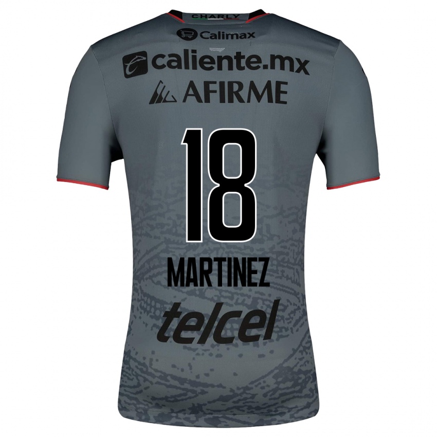 Herren Natividad Martínez #18 Grau Auswärtstrikot Trikot 2023/24 T-Shirt