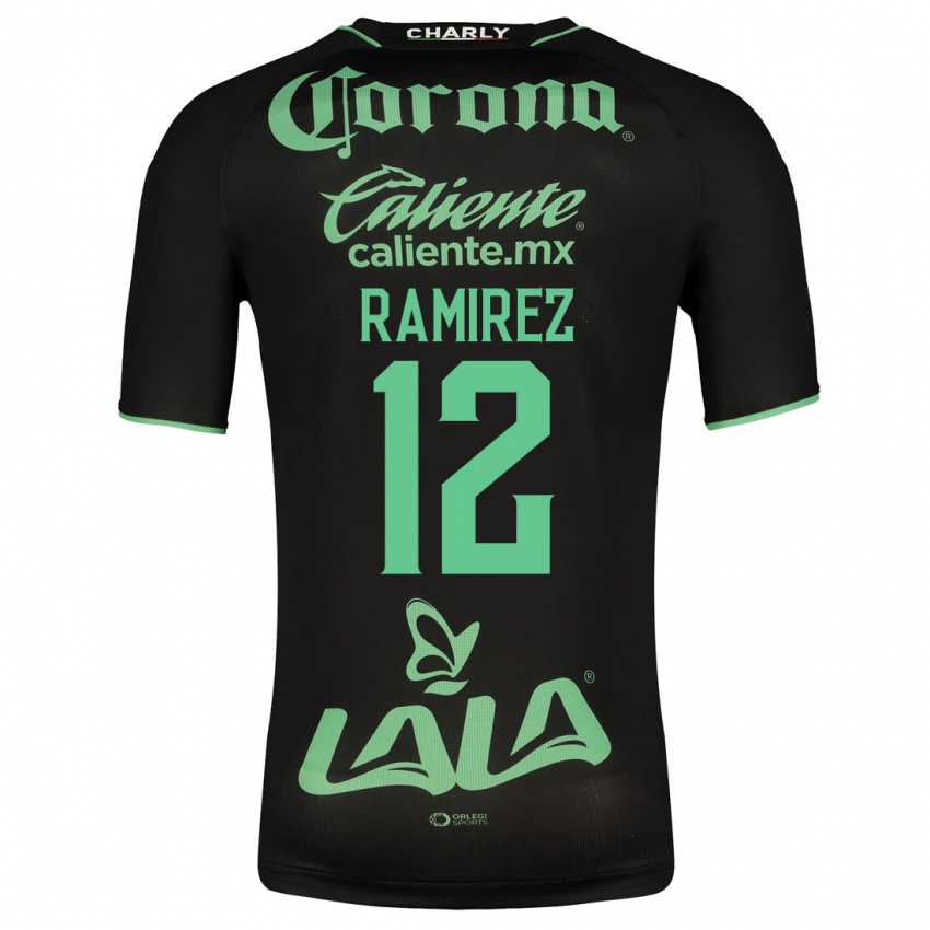 Herren Santiago Ramírez #12 Schwarz Auswärtstrikot Trikot 2023/24 T-Shirt
