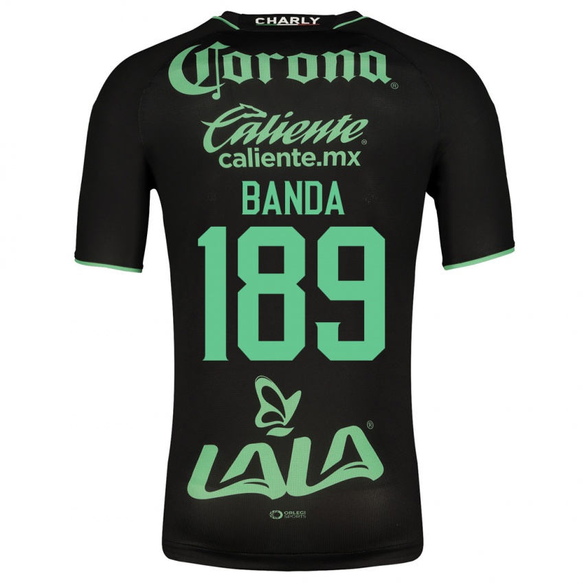 Herren Iker Banda #189 Schwarz Auswärtstrikot Trikot 2023/24 T-Shirt