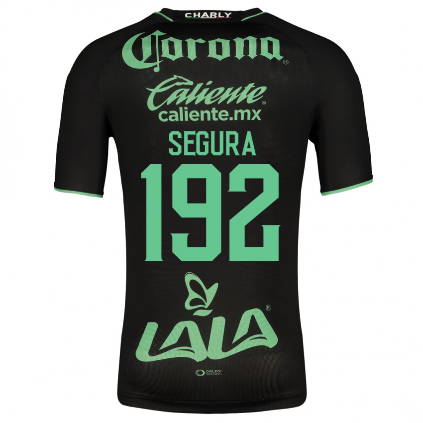 Herren Gustavo Segura #192 Schwarz Auswärtstrikot Trikot 2023/24 T-Shirt