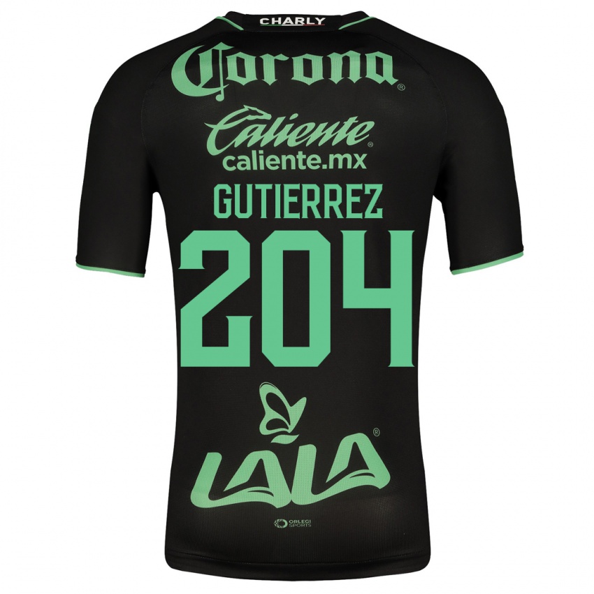 Herren Gabriel Gutiérrez #204 Schwarz Auswärtstrikot Trikot 2023/24 T-Shirt