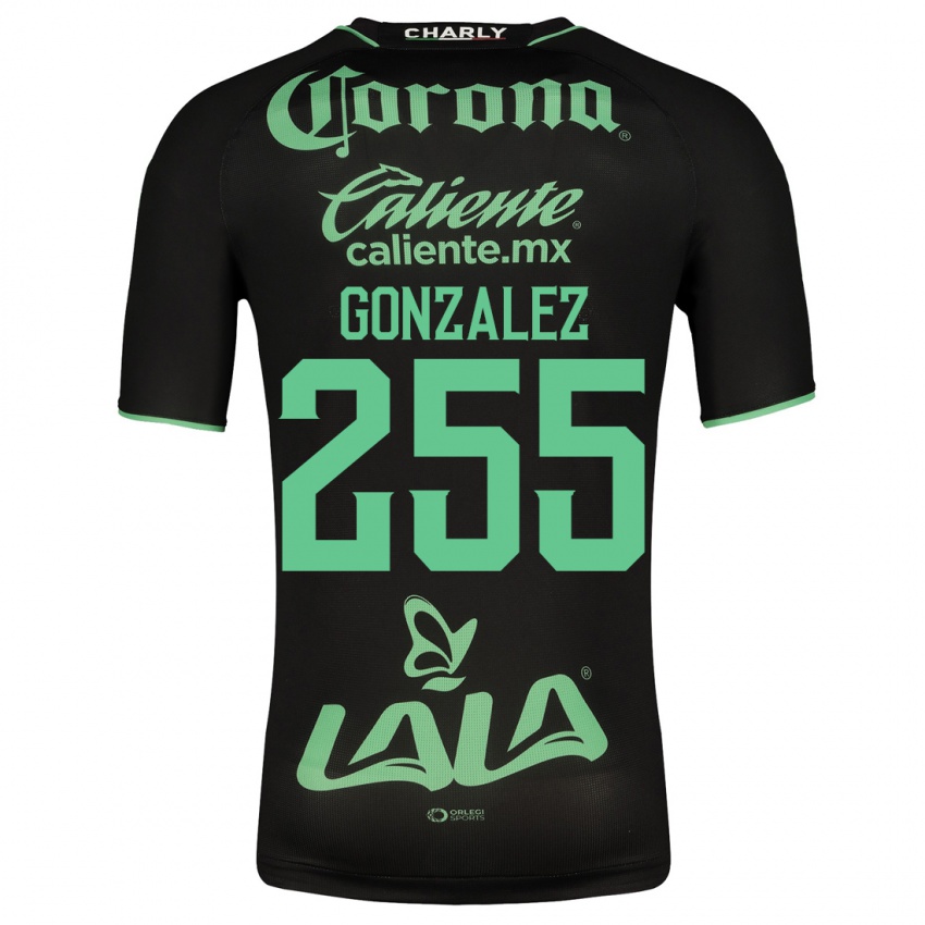 Herren Valente González #255 Schwarz Auswärtstrikot Trikot 2023/24 T-Shirt