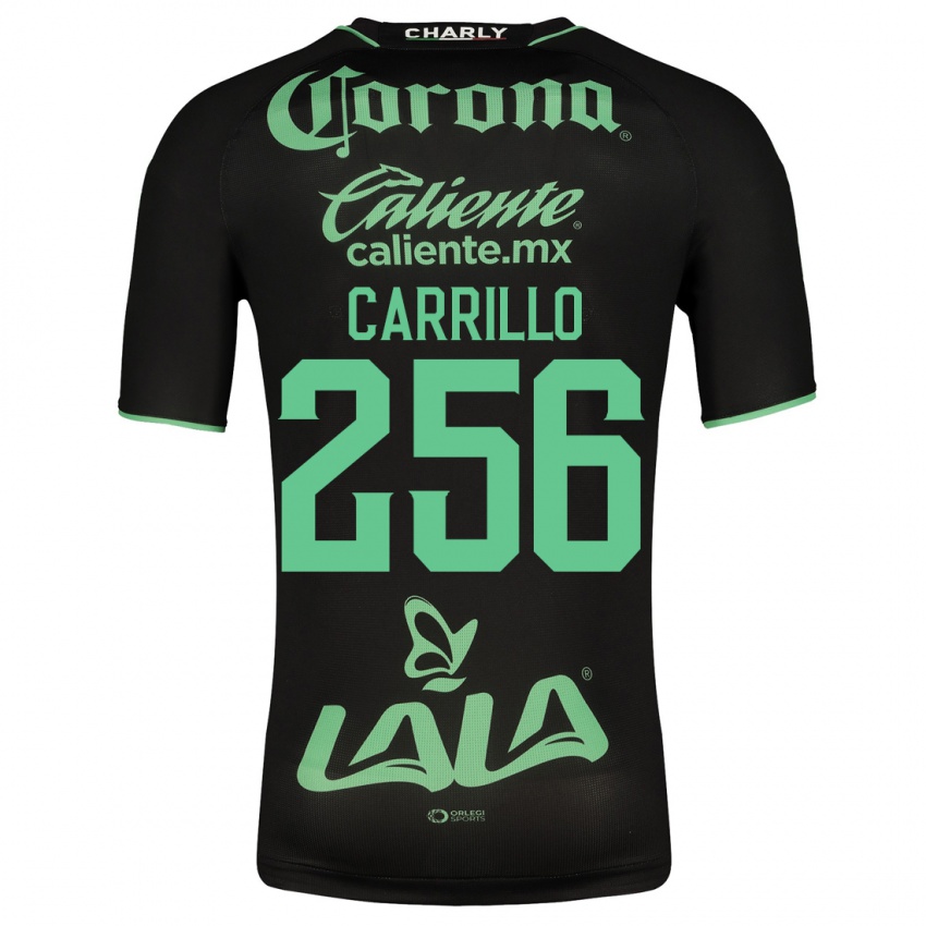 Herren Stéphano Carrillo #256 Schwarz Auswärtstrikot Trikot 2023/24 T-Shirt