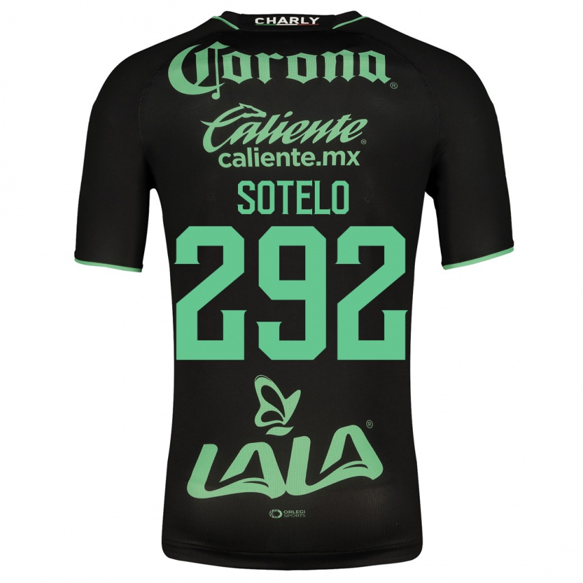 Herren José Sotelo #292 Schwarz Auswärtstrikot Trikot 2023/24 T-Shirt