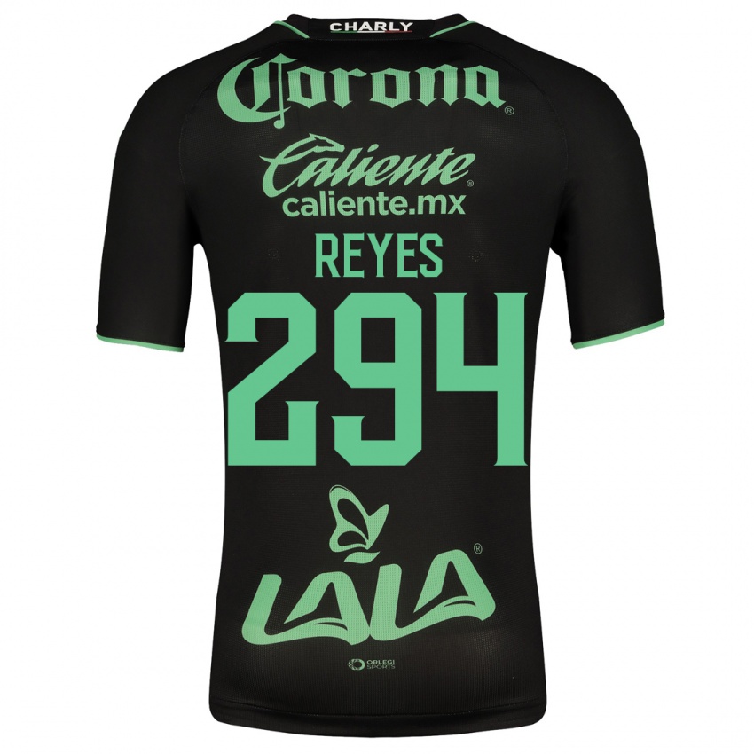 Herren Máximo Reyes #294 Schwarz Auswärtstrikot Trikot 2023/24 T-Shirt