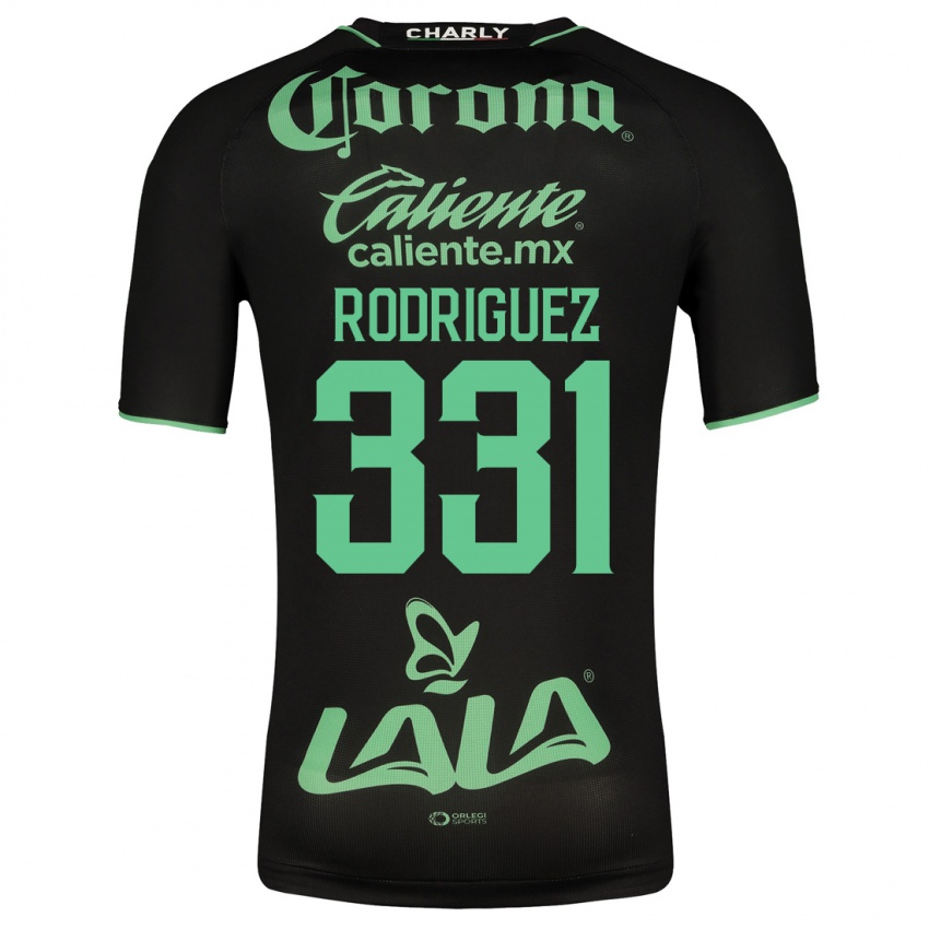Herren Juan Rodríguez #331 Schwarz Auswärtstrikot Trikot 2023/24 T-Shirt