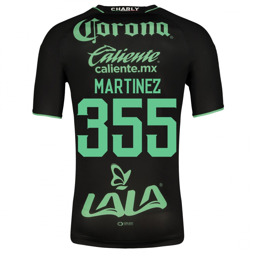 Herren Leonardo Martinez #355 Schwarz Auswärtstrikot Trikot 2023/24 T-Shirt