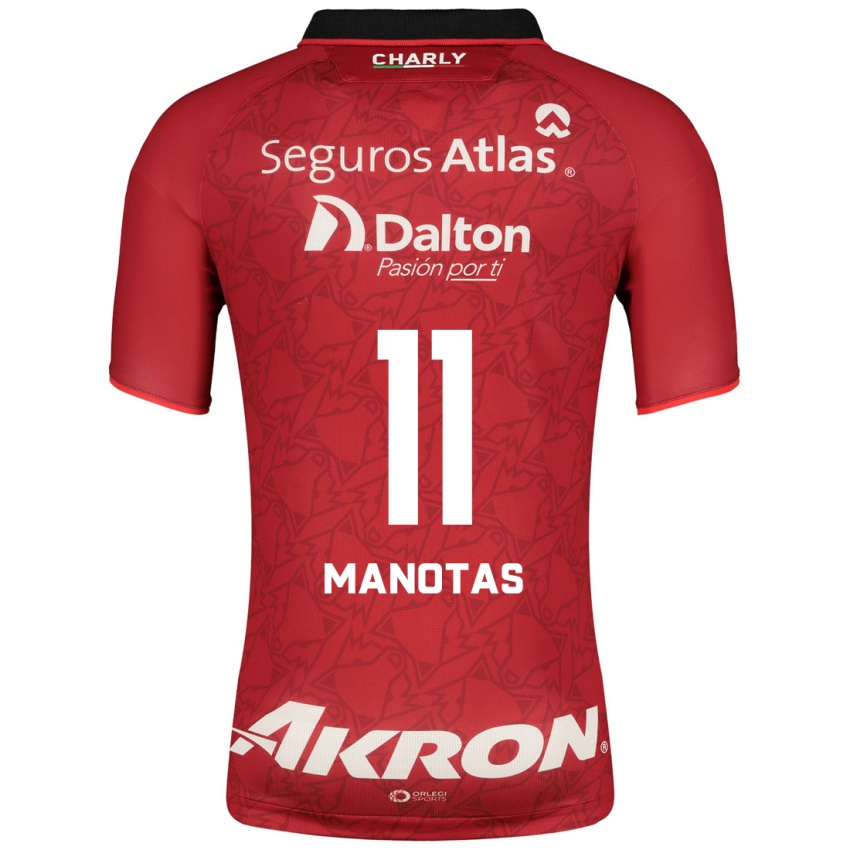 Herren Mauro Manotas #11 Rot Auswärtstrikot Trikot 2023/24 T-Shirt
