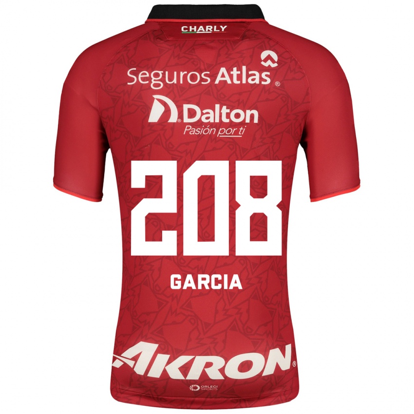 Herren Ángel García #208 Rot Auswärtstrikot Trikot 2023/24 T-Shirt