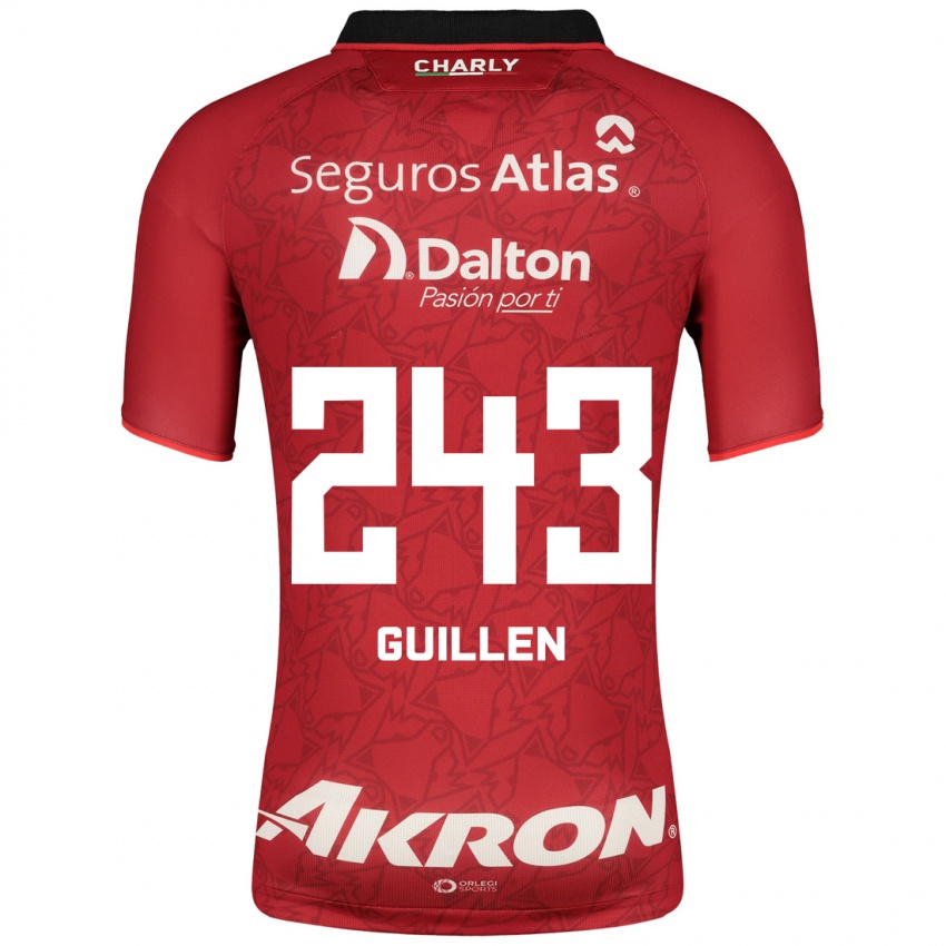 Herren Jesús Guillén #243 Rot Auswärtstrikot Trikot 2023/24 T-Shirt
