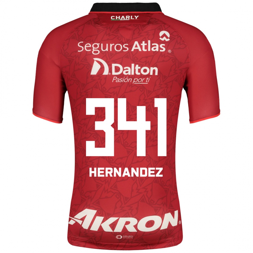 Herren Leonardo Hernández #341 Rot Auswärtstrikot Trikot 2023/24 T-Shirt