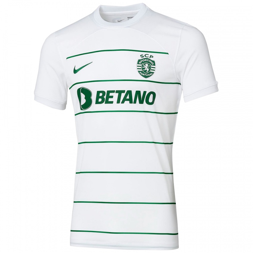 Herren João Simões #0 Weiß Auswärtstrikot Trikot 2023/24 T-Shirt