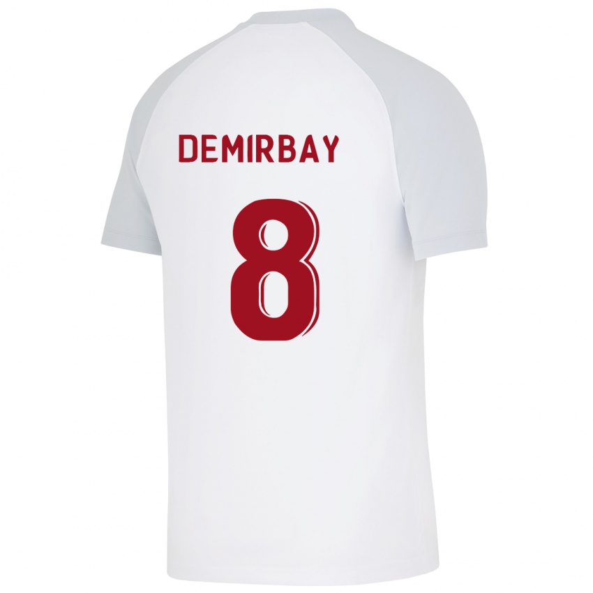 Herren Kerem Demirbay #8 Weiß Auswärtstrikot Trikot 2023/24 T-Shirt