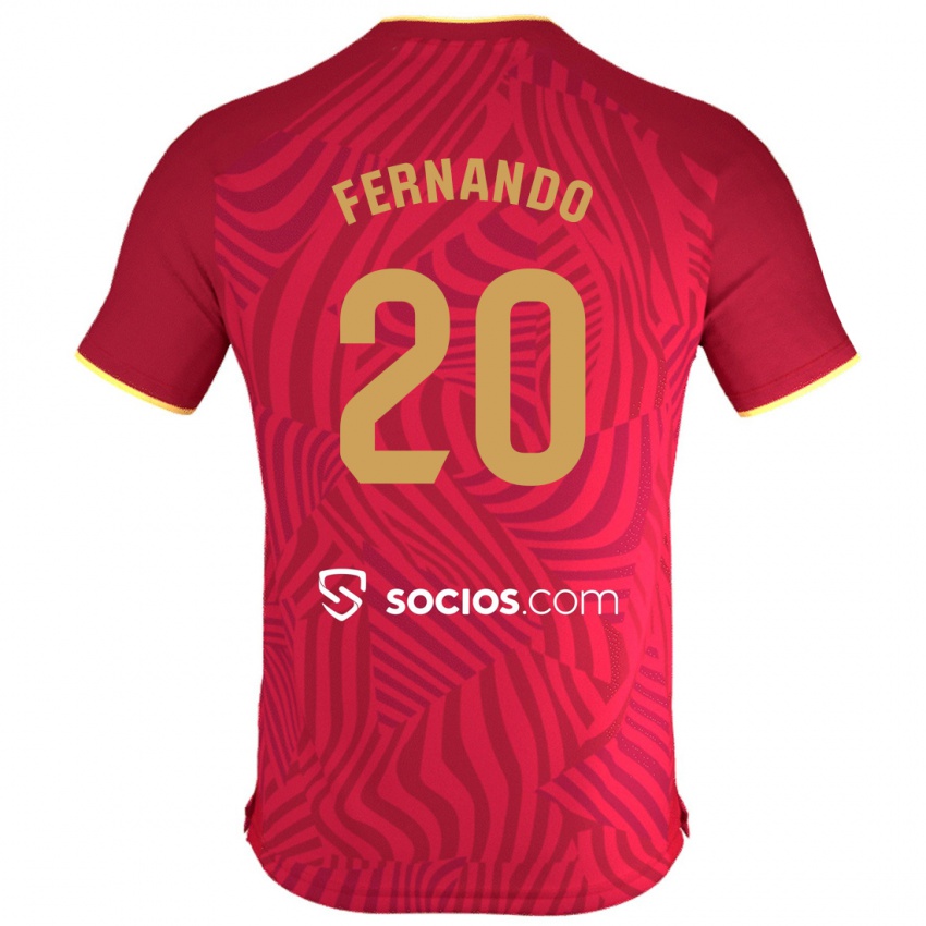 Herren Fernando #20 Rot Auswärtstrikot Trikot 2023/24 T-Shirt