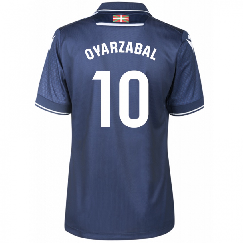 Herren Mikel Oyarzabal #10 Marine Auswärtstrikot Trikot 2023/24 T-Shirt