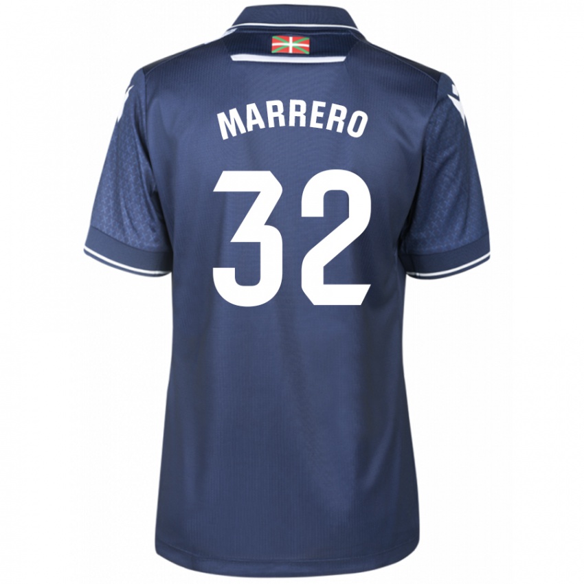 Herren Unai Marrero #32 Marine Auswärtstrikot Trikot 2023/24 T-Shirt