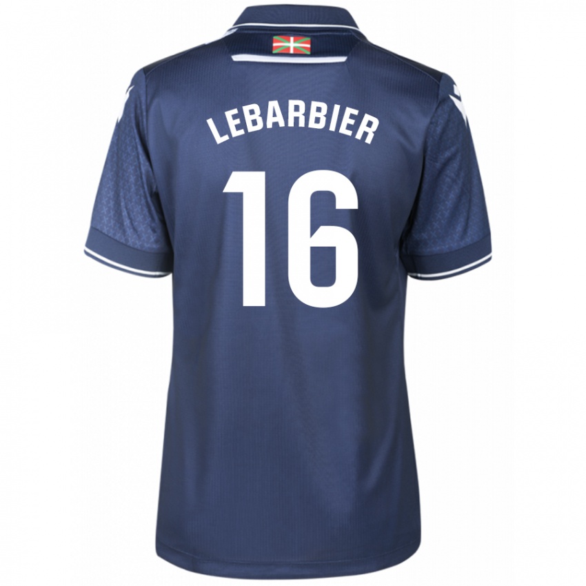 Herren Alex Lebarbier #16 Marine Auswärtstrikot Trikot 2023/24 T-Shirt