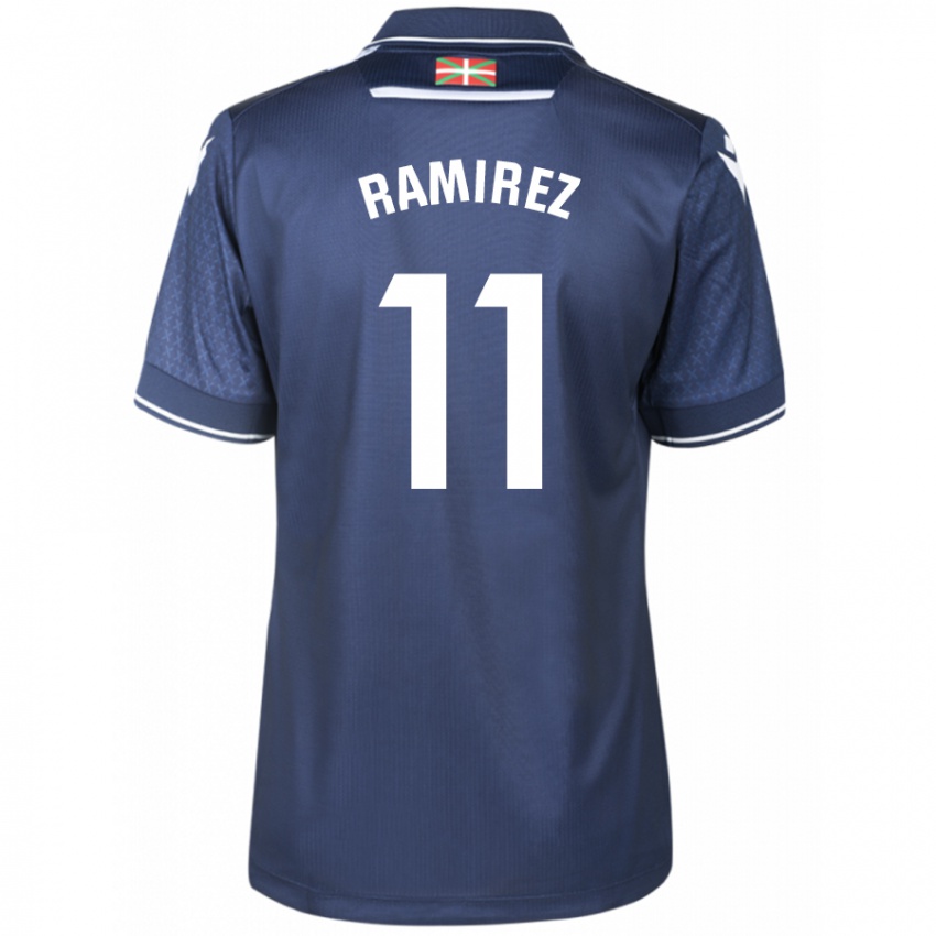 Herren Darío Ramirez #11 Marine Auswärtstrikot Trikot 2023/24 T-Shirt
