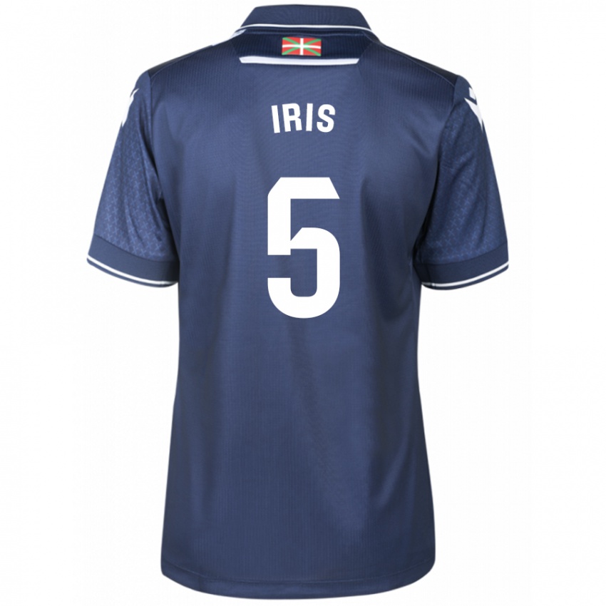 Herren Iris Arnaiz Gil #5 Marine Auswärtstrikot Trikot 2023/24 T-Shirt