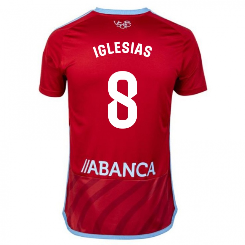 Herren Bruno Iglesias #8 Rot Auswärtstrikot Trikot 2023/24 T-Shirt