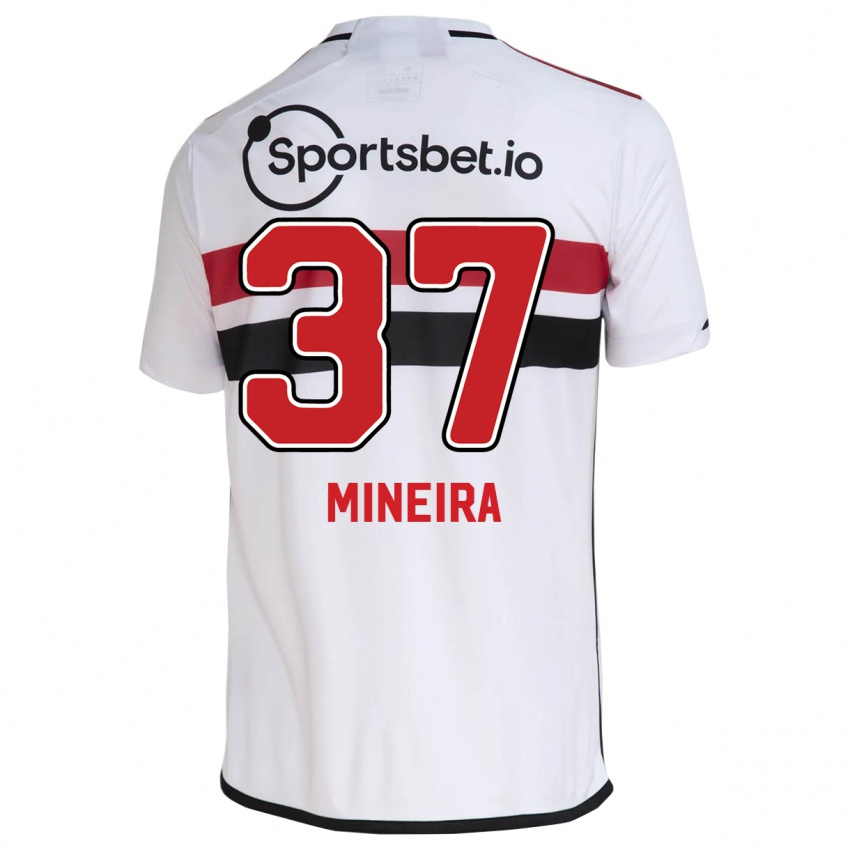 Damen Rafa Mineira #37 Weiß Heimtrikot Trikot 2023/24 T-Shirt