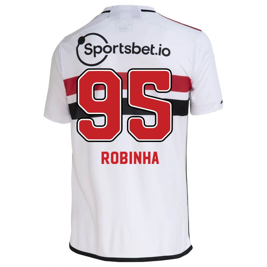 Damen Robinha #95 Weiß Heimtrikot Trikot 2023/24 T-Shirt