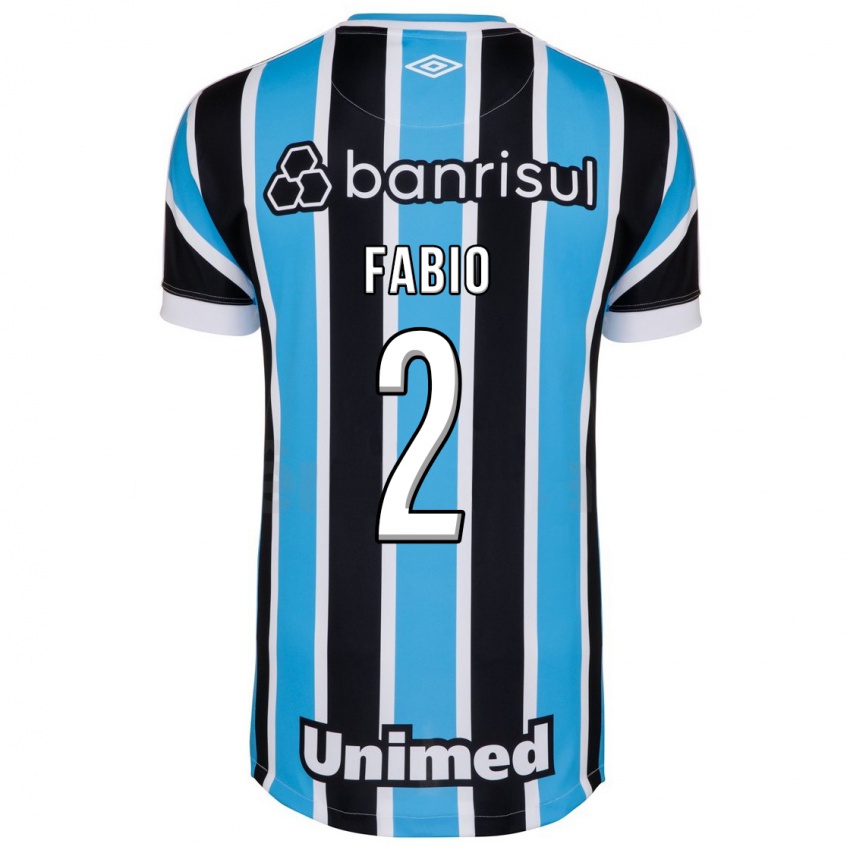 Damen Fábio #2 Blau Heimtrikot Trikot 2023/24 T-Shirt