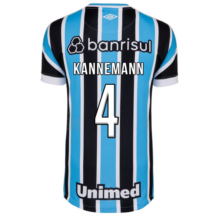 Damen Walter Kannemann #4 Blau Heimtrikot Trikot 2023/24 T-Shirt