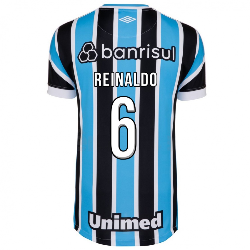 Damen Reinaldo #6 Blau Heimtrikot Trikot 2023/24 T-Shirt