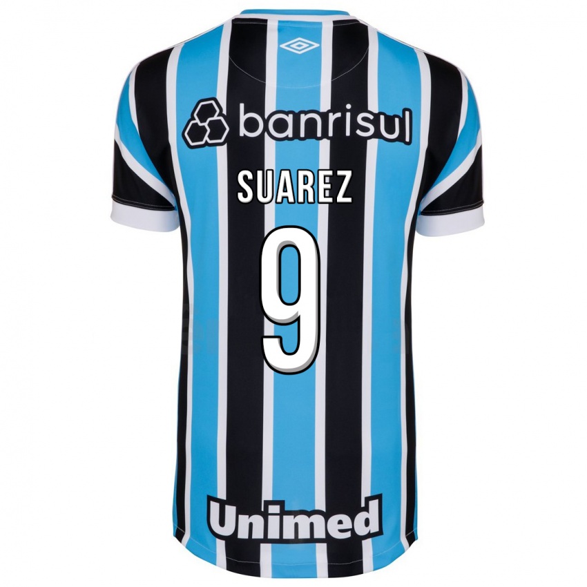 Damen Luis Suárez #9 Blau Heimtrikot Trikot 2023/24 T-Shirt
