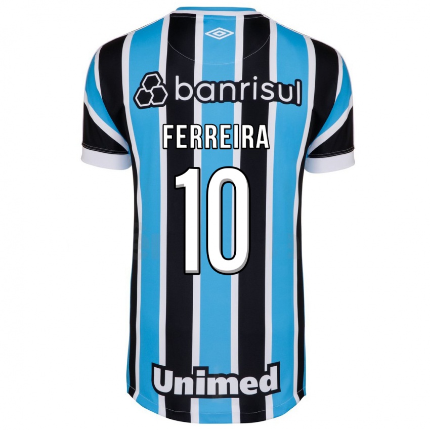 Damen Ferreira #10 Blau Heimtrikot Trikot 2023/24 T-Shirt