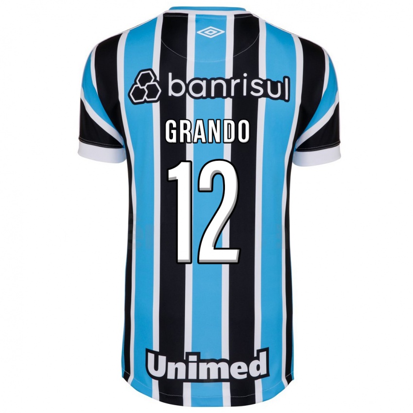 Damen Gabriel Grando #12 Blau Heimtrikot Trikot 2023/24 T-Shirt