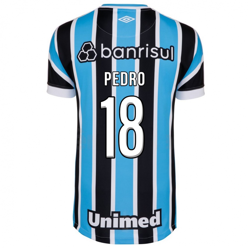 Damen João Pedro #18 Blau Heimtrikot Trikot 2023/24 T-Shirt