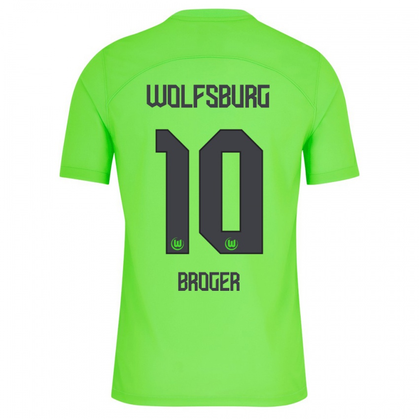 Damen Bennit Bröger #10 Grün Heimtrikot Trikot 2023/24 T-Shirt
