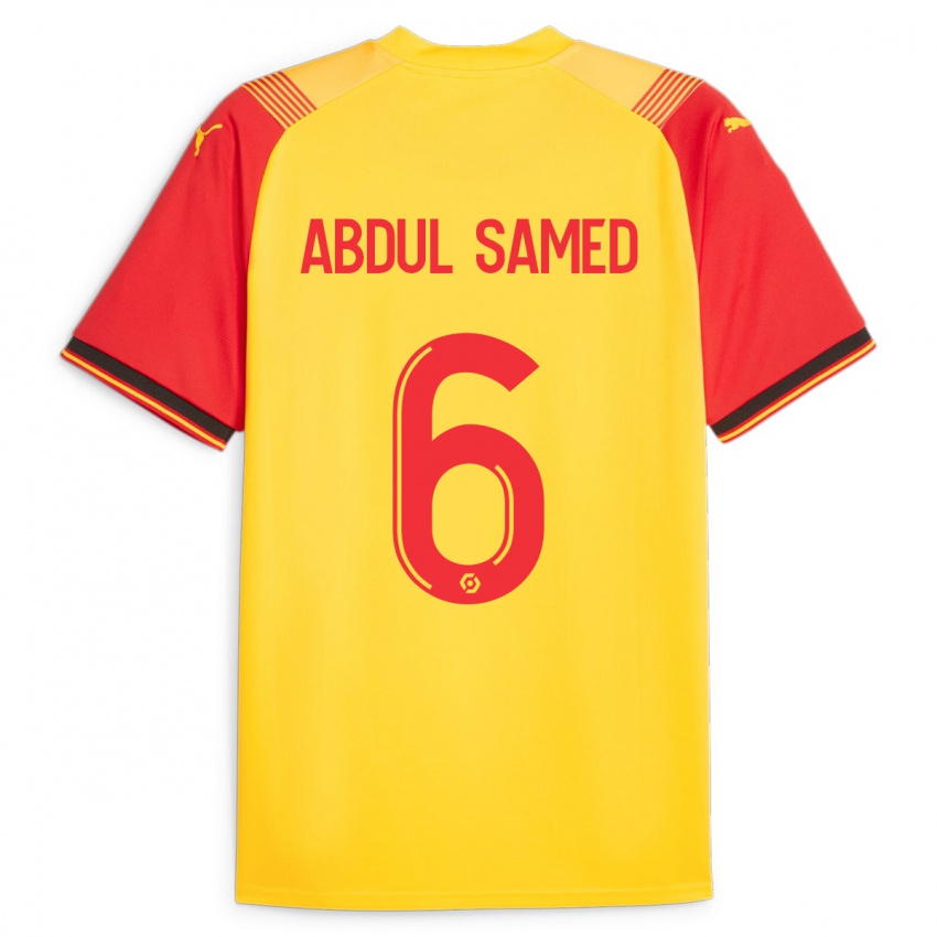 Damen Salis Abdul Samed #6 Gelb Heimtrikot Trikot 2023/24 T-Shirt